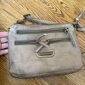 Stone Mountain Accessories Tan Crossbody Bag